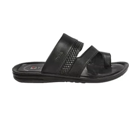 Trump Black PU Flip Flops-picture-11