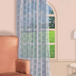 Parda Online Green Sheer Window Curtain-image-12