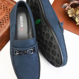 Killer Men Textured Suede Loafers-picture-19