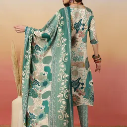 Sangria Digital Printed Kurta with Trouser & Dupatta image 4