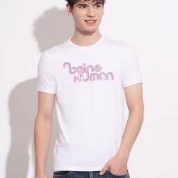 Being Human Men Typography Printed Round Neck Cotton Slim Fit T-shirt-picture-14