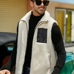 Be Savage Men Woollen Windcheater Outdoor Bomber Jacket-image-78