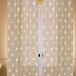 IVAZA Unisex Beige Curtains and Sheers-29