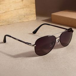 Hashtag Unisex Polarised Lens Aviator Sunglasses-image-70