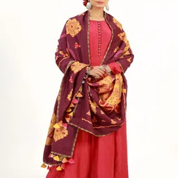 UDD Printed Linen Dupatta-46