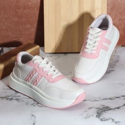 The Roadster Lifestyle Co Women Lace-Ups Chunky Sole Casual Sneakers-image-94