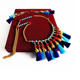 Jaya Vision Jewelry Unisex Blue Jewellery Set-picture-43