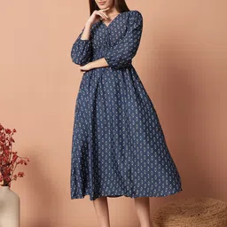 Femvy Women Floral Printed Anarkali Kurta-picture-18