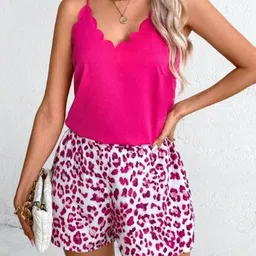 Outzidr Printed Top & Shorts Co-Ord Set-picture-52
