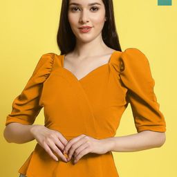 Metronaut Women Pack Of 2 Sweetheart Neck Crop Top-image-82