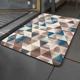 IVAZA Multicolor Quick Dry Anti Slip Soft Silicone Bath Mat for Bathroom-image-2
