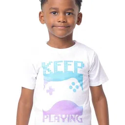 Nuego Boys Typography Printed Bio Finish T-shirt-39