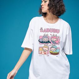 SMARTEES Women Printed Drop-Shoulder Sleeves T-shirt-image-51