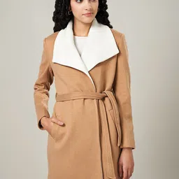 Annabelle by Pantaloons Women Longline Open Front Jacket-picture-4