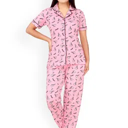 WOOL 4U Women Printed Night suit-image-90