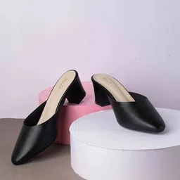 Inc 5 Women Block Heel Mules-39