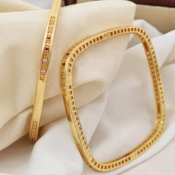 Ak Brass American Diamond Bangle-image-21