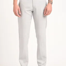 Blu MNKY Men Smart Slim Fit Trousers-image-98