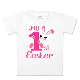 Arvesa Kids Typography Printed Applique T-shirt-picture-33