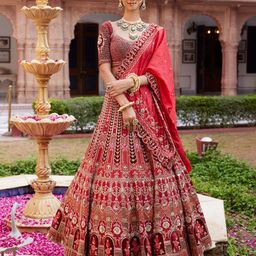 KIASA By Ronak & Shruti Embellished Beads and Stones Ready to Wear Lehenga Blouse With Dupatta-picture-57