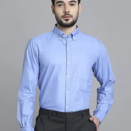 INVICTUS Men Premium Fit Solid Button-Down Collar Cotton Casual Shirt-image-35