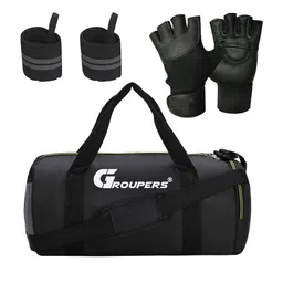 GROUPERS Small Foldable Sports or Gym Duffel Bag-image-92