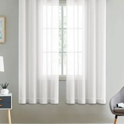 Aura White Linen Window Curtain-picture-7