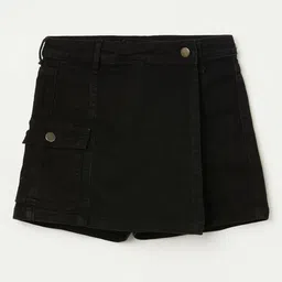 Fame Forever by Lifestyle Girls Cotton Skorts Knee Length Skirts-12