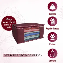 Kuber Industries Maroon 24 Pieces Printed Drawer Organisers image 4