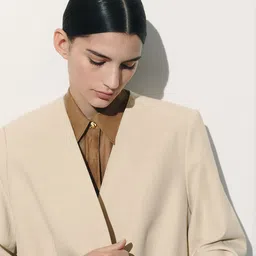 H&M Collarless Blazer image 4