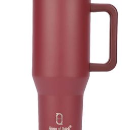 HOUSE OF QUIRK Maroon Single Stainless Steel Solid Double Wall Vacuum Water Bottle-image-30