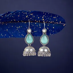 Anvik Contemporary Jhumkas Earrings-11