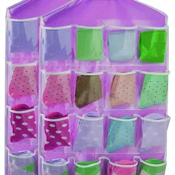 atorakushon Purple Set of 2 Reusable Multi-Utility Organisers image 1