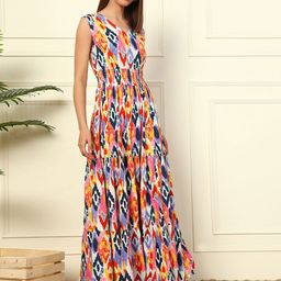 Raiyani Fashion Print Maxi Dress-picture-7
