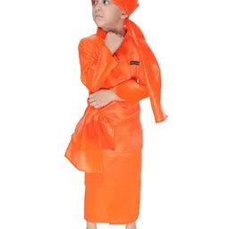 Smuktar Boys Swami Vivekananda Costume Kurta With Veshti-picture-54