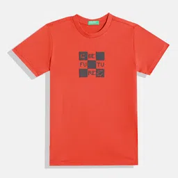 United Colors of Benetton Boys Typography Printed Pure Cotton T-Shirt-picture-28