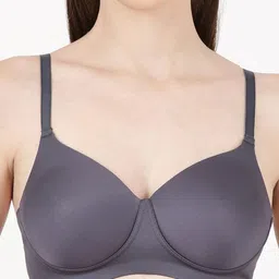BLOSSOM Solid Medium Coverage Lightly Padded Non-Wired Regular Everyday Bra image 2