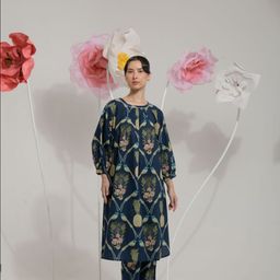 The Quince Life Printed Pure Cotton Tunic With Trousers Co-Ords-image-34