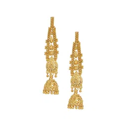 MEMOIR Classic Jhumkas Earrings-image-32