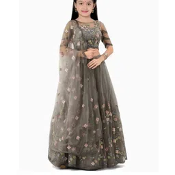 F Plus Fashion Girls Black Lehenga Choli-image-70