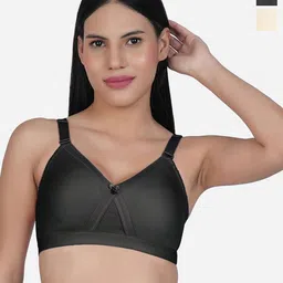 SHYAM SONS FLAIR Softline Pack Of 2 Full Coverage Non Padded Seamless Bra-19