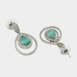 ZENEME Teardrop Shaped Drop Earrings image 3