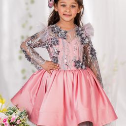 TOPLOVE Floral Print Satin Fit & Flare Dress-image-37