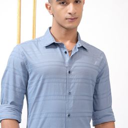 HIGHLANDER Men Horizontal Stripes Opaque Striped Casual Shirt-picture-15