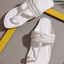 Killer Women Embellished One Toe Flats with Ethnic - Embellished-picture-26