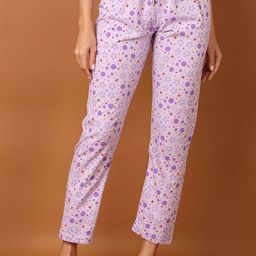 V-Mart Womens Printed Cotton Lounge Pants-picture-4