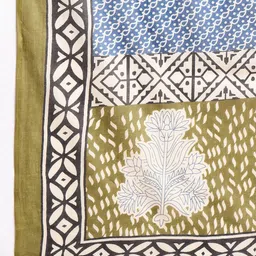 Anouk Rustic Geometric Printed Saree With Unstitched Blouse image 3