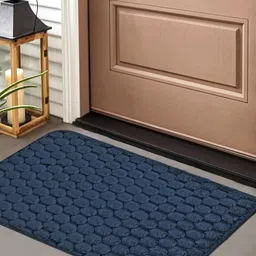 Myntra Elegant Homes Blue Geometric Printed Anti-Skid Doormat-image-92