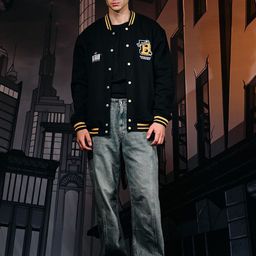 Bonkers Corner Men Longline Varsity Jacket-picture-57