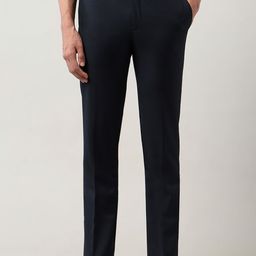 Arrow Men Slim Fit Pleated Formal Trousers-picture-49